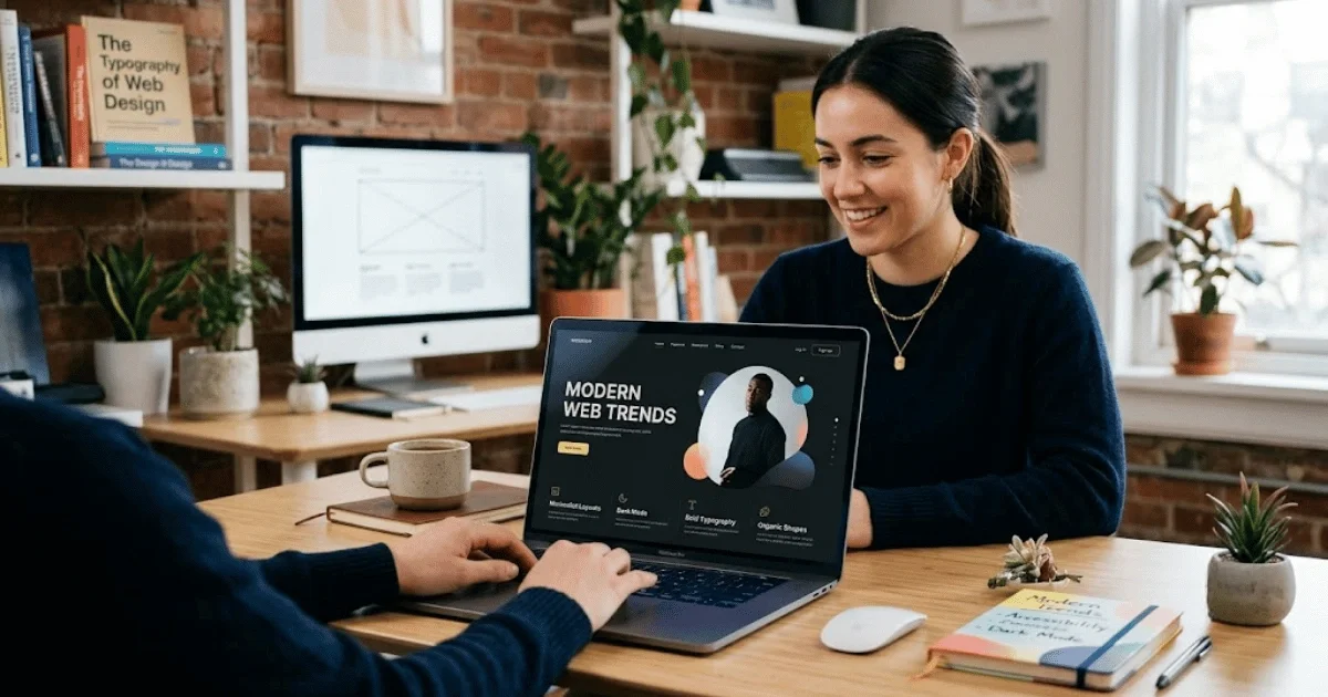 Modern professional website design